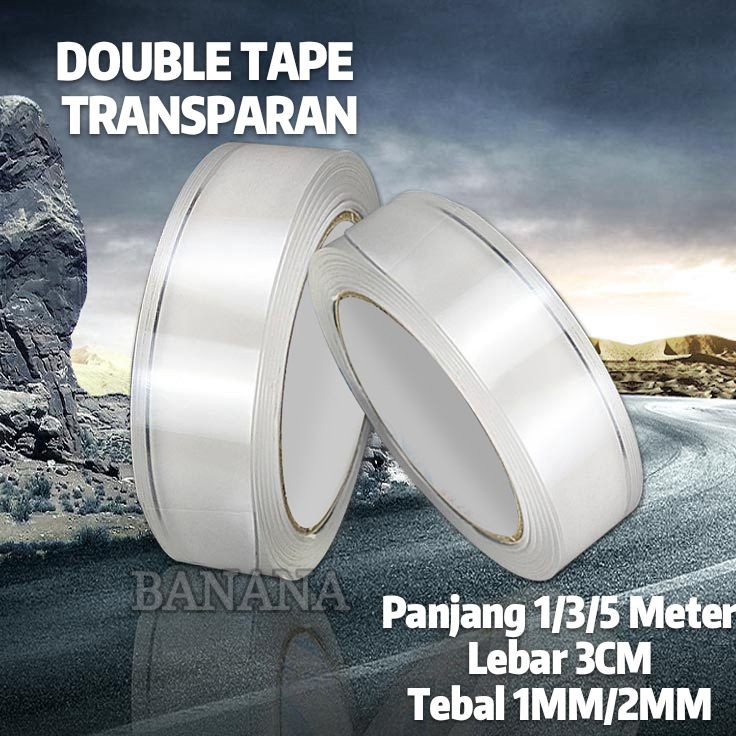 

Murah Surprise GROSIR 1mmx 5meter double tape ajaib lebar 3cm