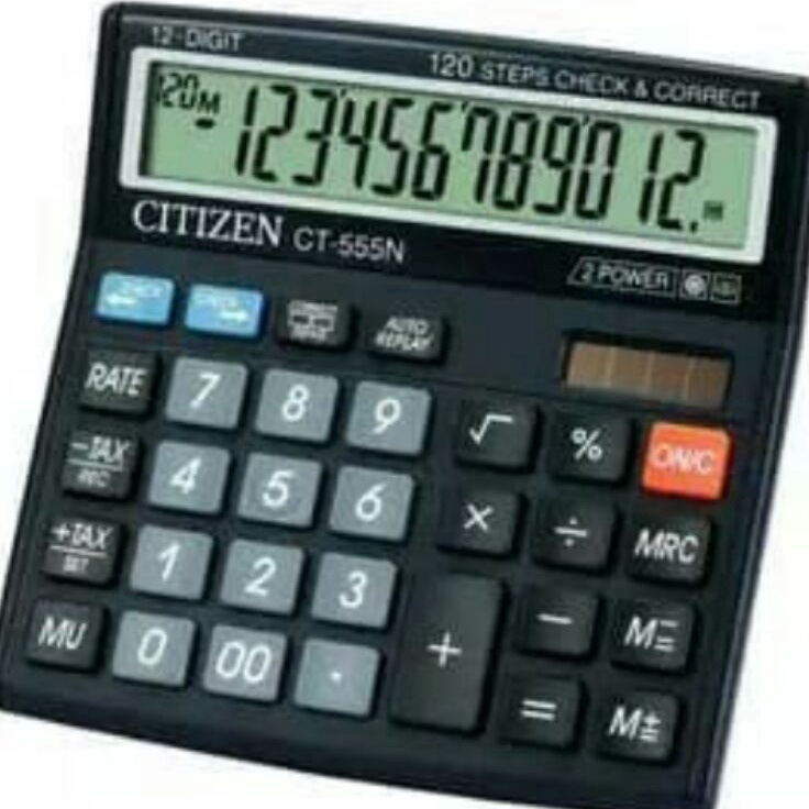 

Borong Produk COD Alat menghitung Kalkulator Citizen CT555N 12 Digits Auto Replay termurah