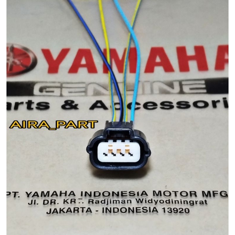 Soket Sensor langsam ISC Yamaha Mio J/Nmax/Xeon/Soul Kabel Soket ISC langsam Yamaha PIN 4 original
