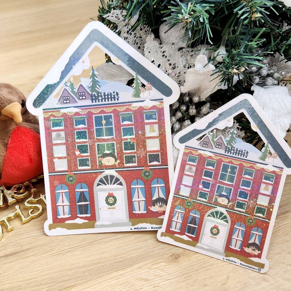 

Produk Istimewa Christmas Advent Calendar Postcard Kartu Natal amelontea x Kawaiisphere