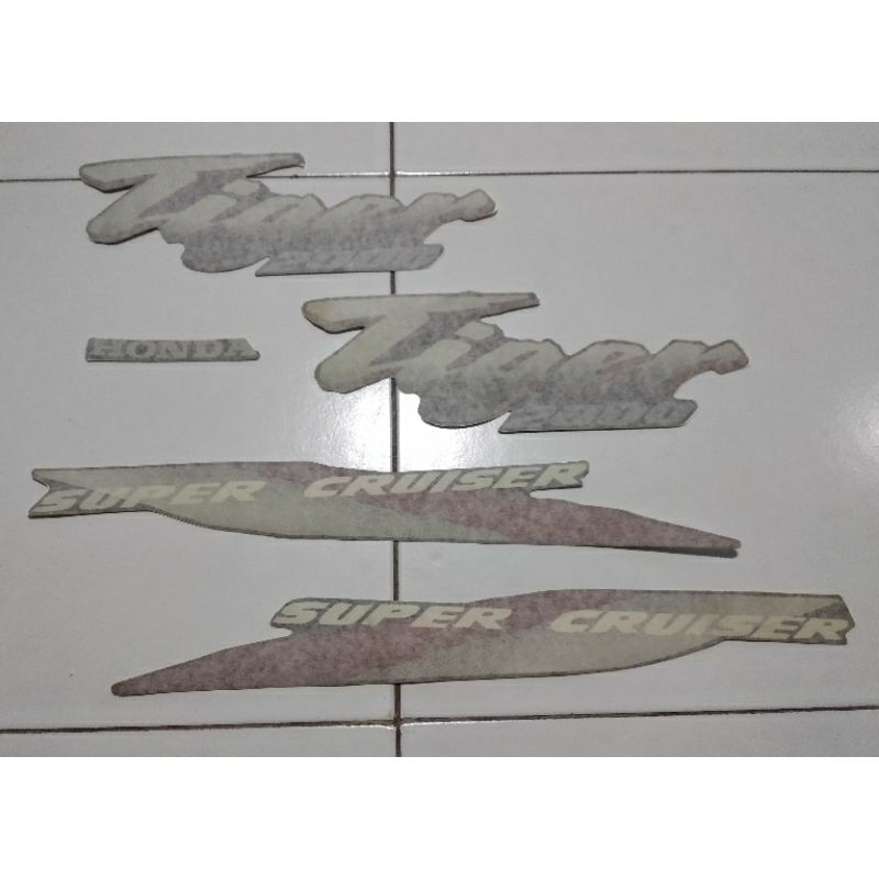 Striping/Stiker Tiger Lawas Warna Hitam