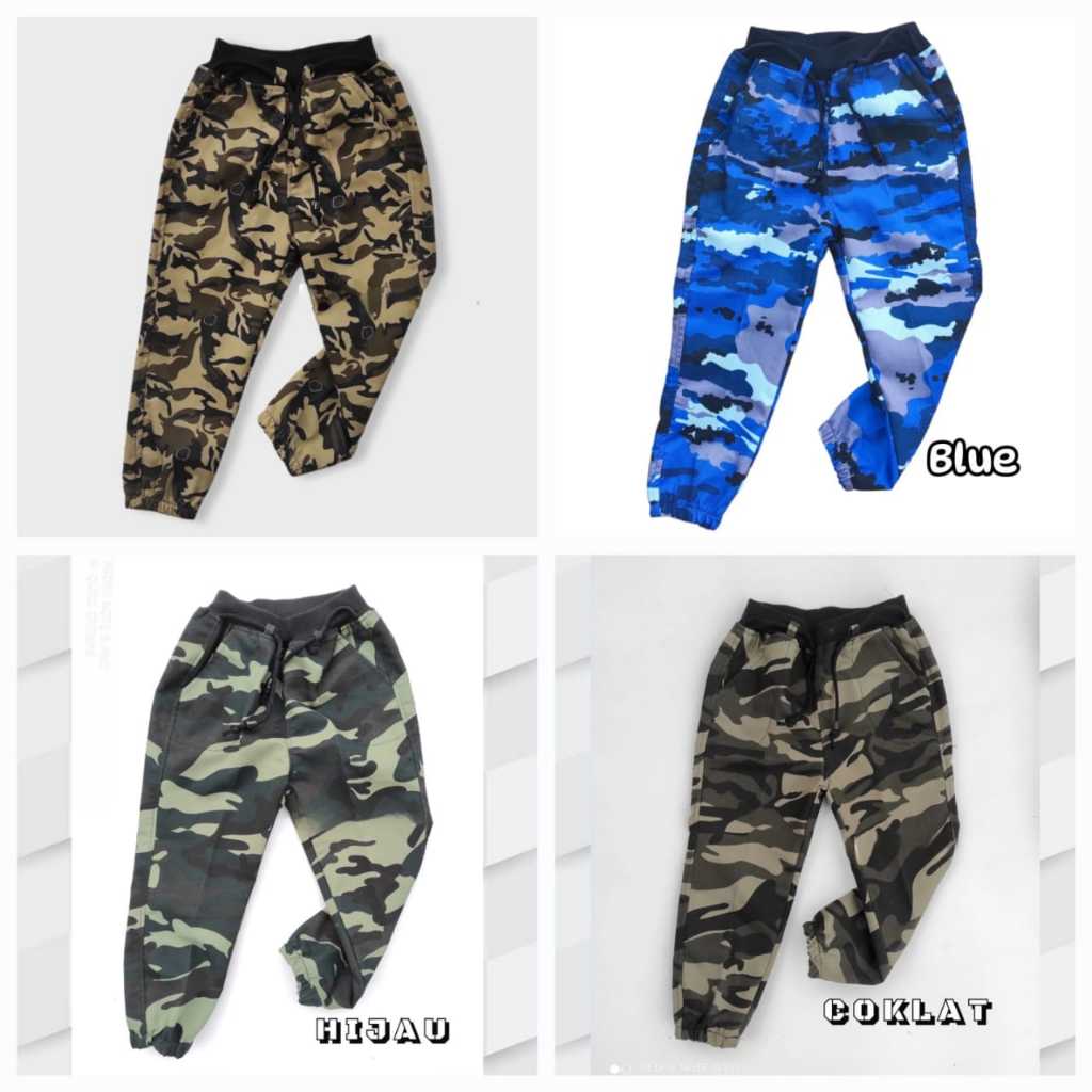 Celana Panjang Anak Army Celana Panjang Anak Joger Army/ Loreng 6 bulan - 8 tahun