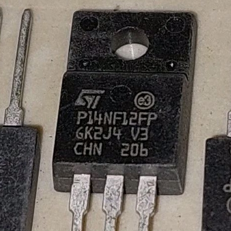 P14NF12FP STP14NF12FP P14NF12 ST Mosfet N-Ch 14A 120V To-220f Mos FET
