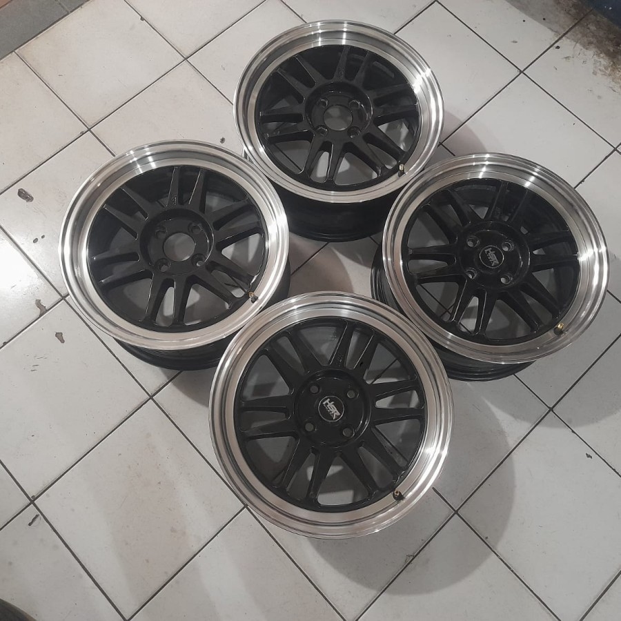 velg mobil bekas HSR BOROKO ring 16 pcd 4x100 pnp brio jazz yaris vios
