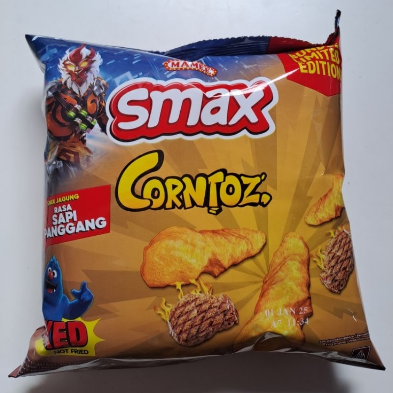 Smax Corntoz Sapi Panggang 40g Exp Jan 2025