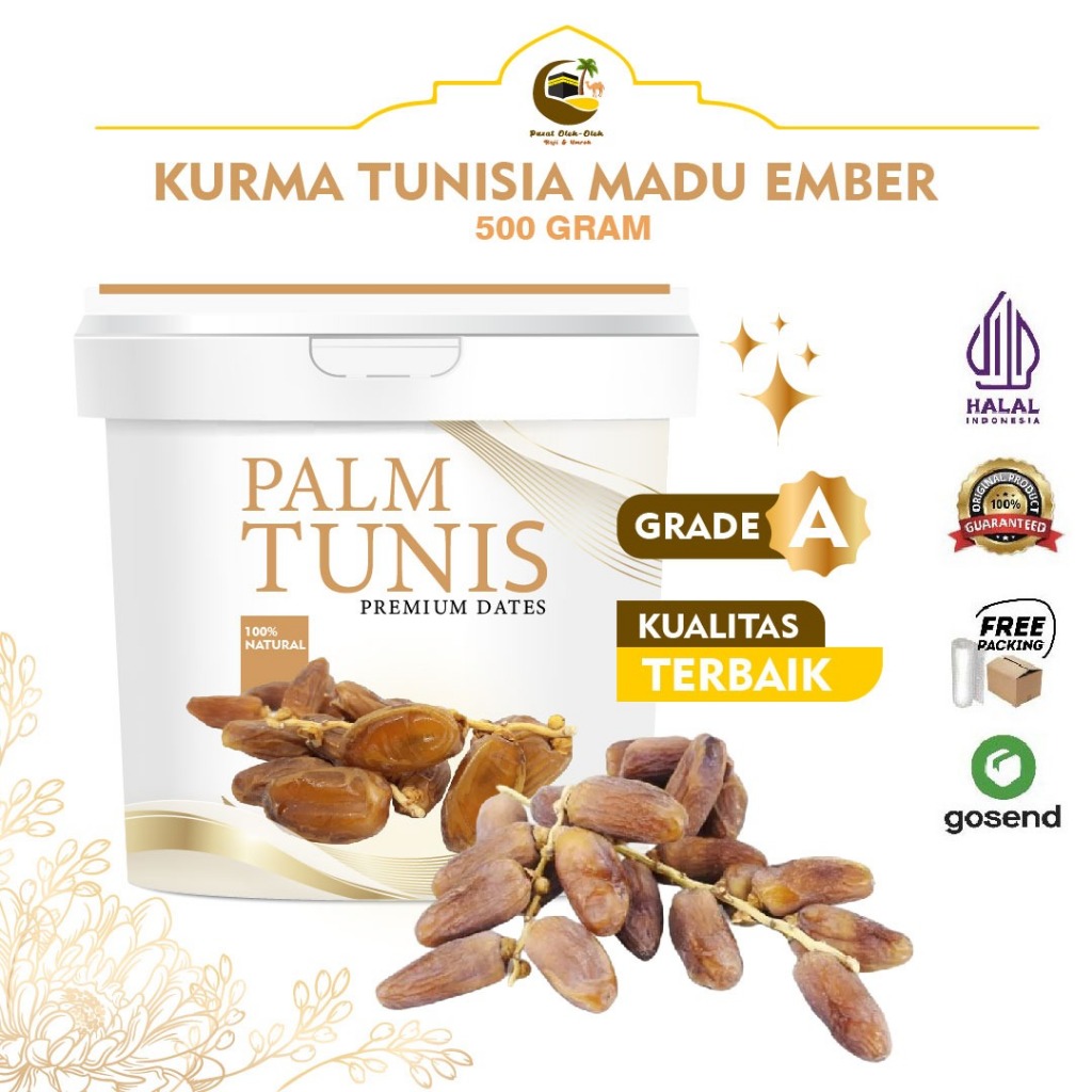 

Kurma Tangkai Deglet Noor Tunisia | Kurma Tunisia Asli Kualitas Premium kemasan ember