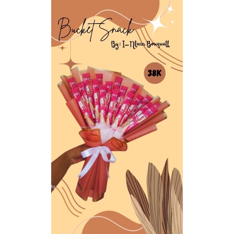 

READY/ Siap Kirim Bucket Snack By: I-Ntann Bouquett Free Packing!!