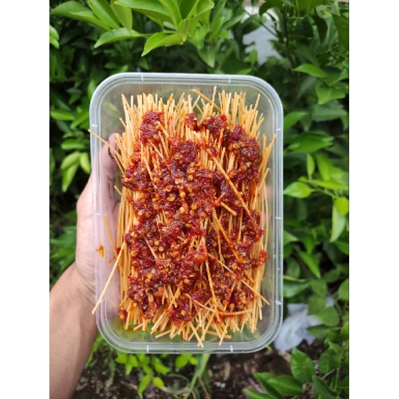 

Mie lidi Pedes Buntaran 150 gram