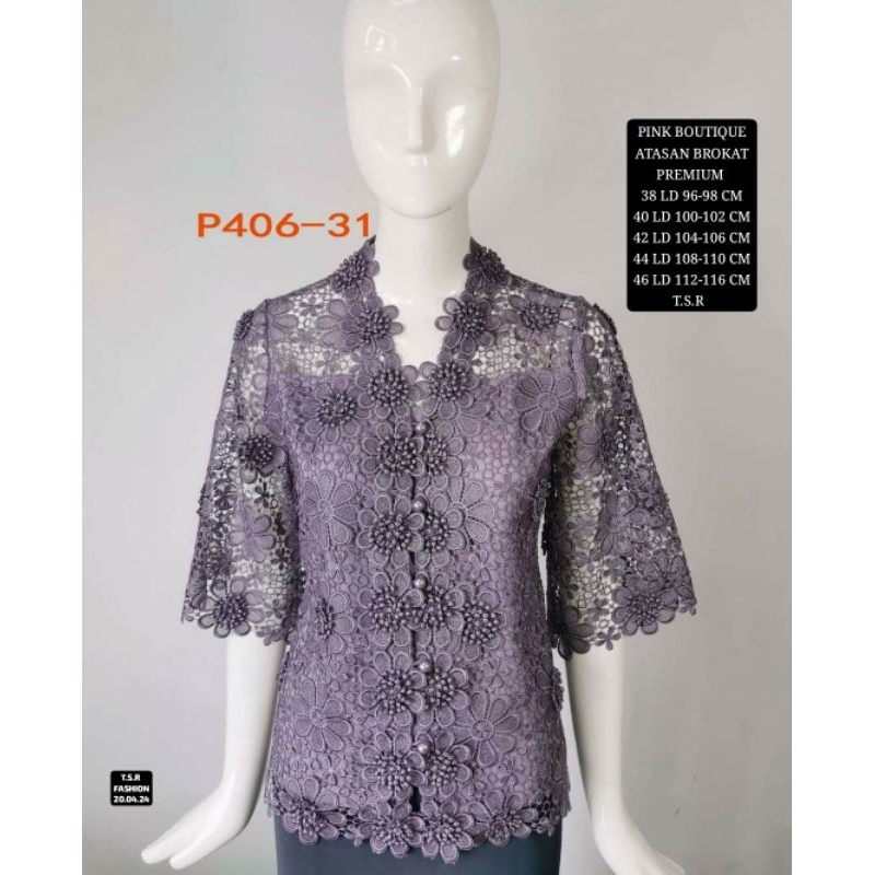 Atasan Blouse Wanita Pink Butik Import Bangkok Blouse Premium