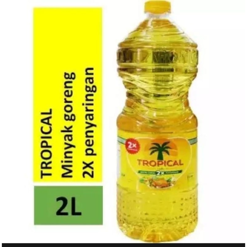 

minyak goreng tropical kemasan botol 2 liter