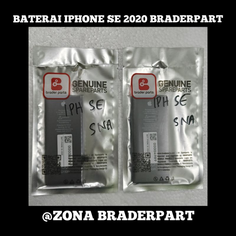 BATERAI iphone SE 2020 BRADERPART