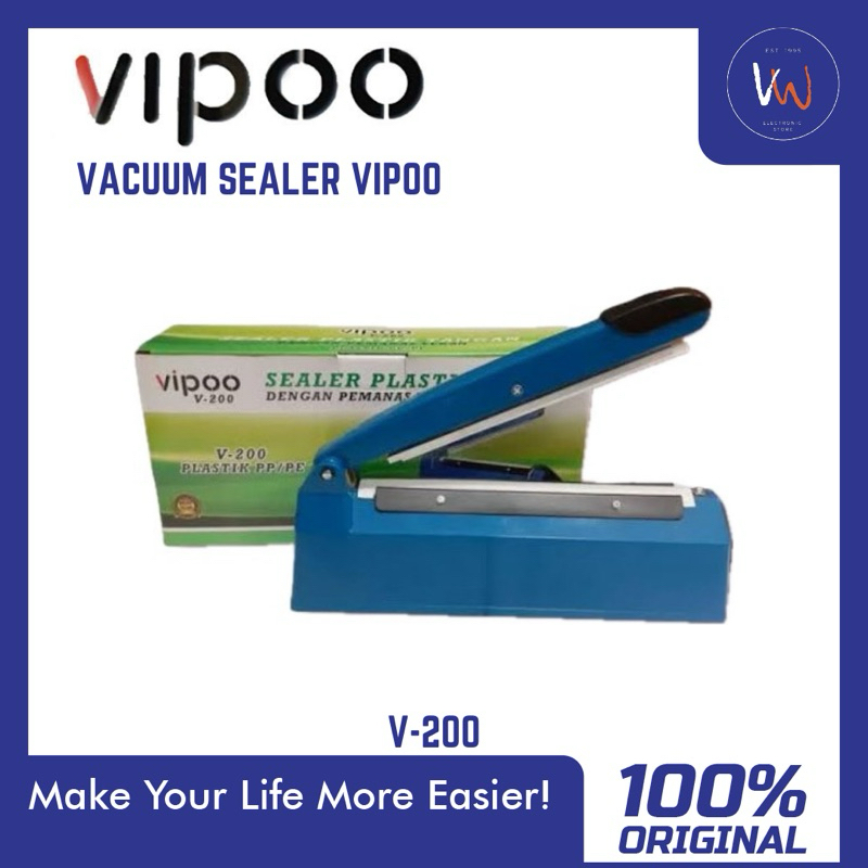 Vacuum Sealer Vipoo V-200 / Sealer Pengemas Makanan
