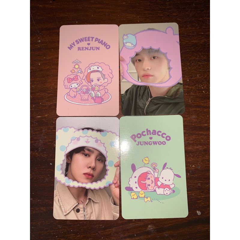 Photocard Tranding Card Sanrio Purple Chenle Kun NCT