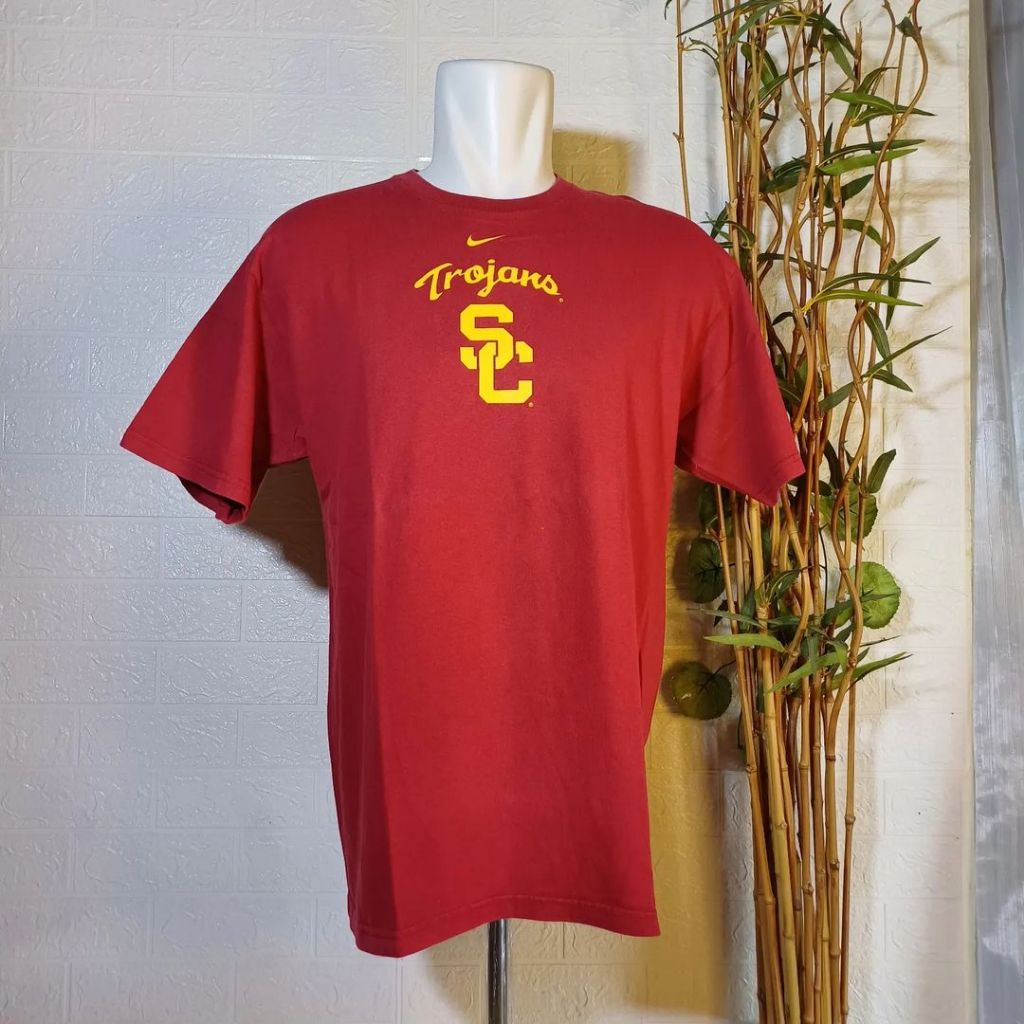 KAOS NIKE TROJANS (SECOND BRANDED) SIZE M FIT L TS0076