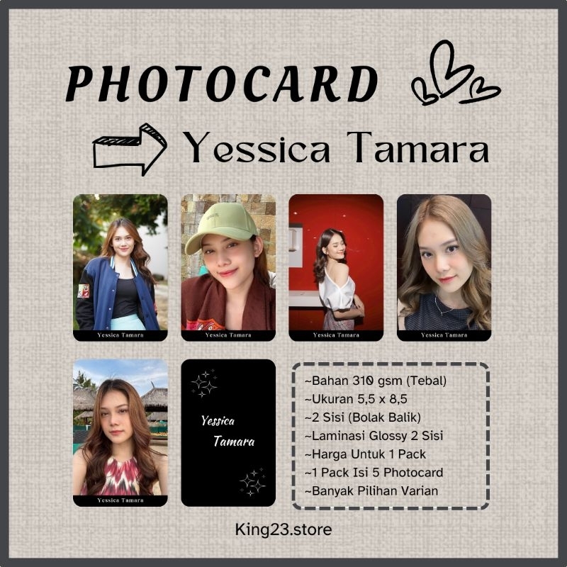 Photocard Chika JKT48, PC Yessica Tamara, Isi (5)