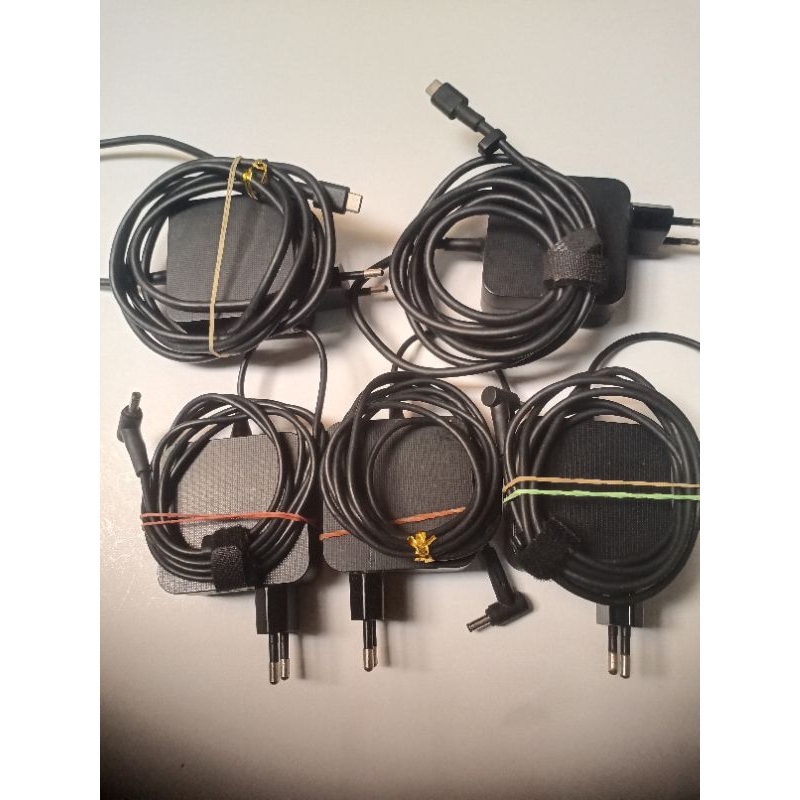Adaptor Charger bekas original bawaan Asus Dan HP USB Type C