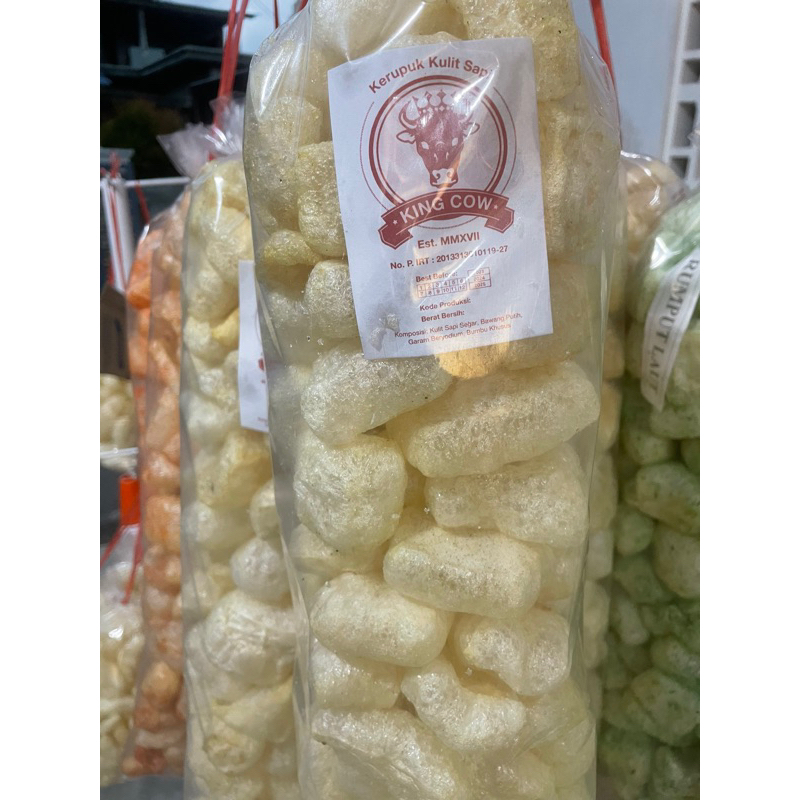 

krupuk kulit sapi 100% asli (Halal)