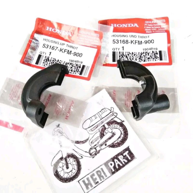 holder rumah dudukan pipa gas karisma supra x 125 cs1 revo beat vario original