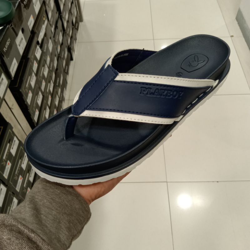 PLAYBOY SANDAL JEPIT PRIA | SANDAL KULIT | ORIGINAL