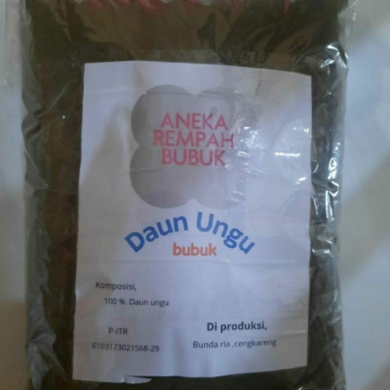 

bubuk daun ungu 1 kilo