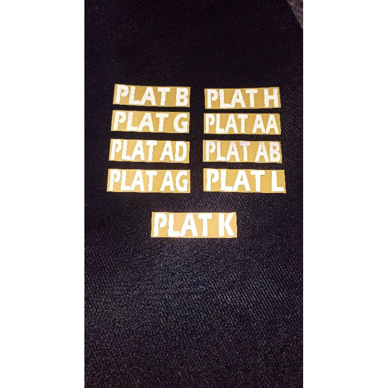 

STIKER TIMBUL MOTOR PLAT DAERAH