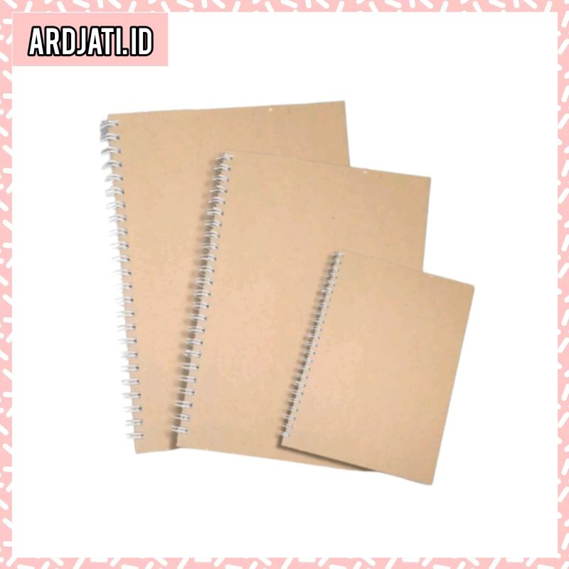 

A4 Notebook Spiral Lined/ Dotted/ Graph/Blank 50 lembar