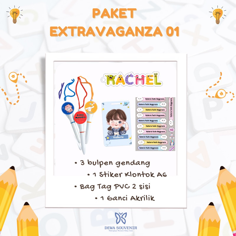 

Dewa Souvenir Paket Back To School Extravaganza 01 Perlengkapan Sekolah Anak Lucu