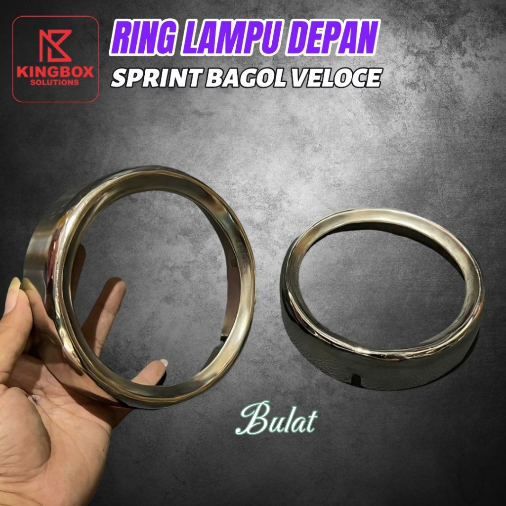 Ring Lampu Depan Headlamp Luar Vespa Sprint Bagol Veloce