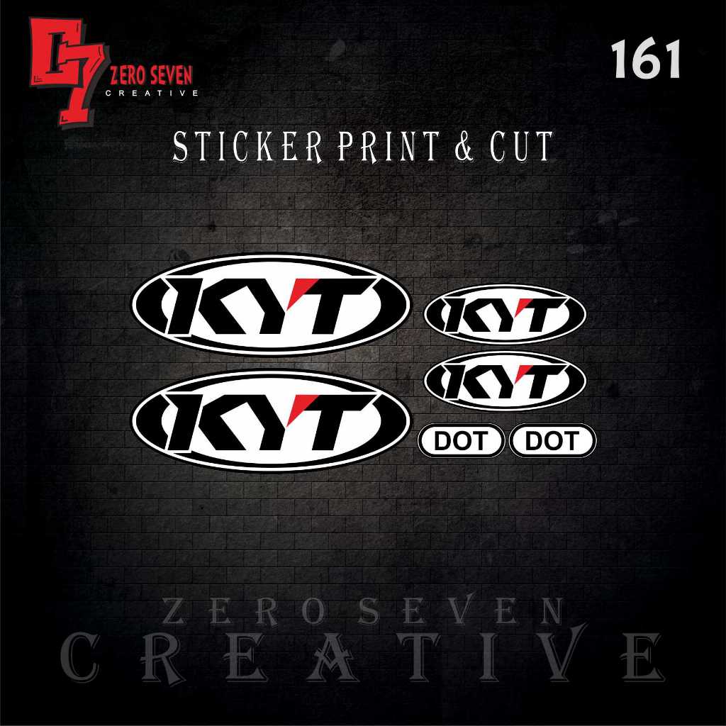 STIKER HELM KYT SET / STIKER PACK BUNDLING / RACING / STIKER MOTOR / AESTHETIC / VYNIL / ANTI AIR / 