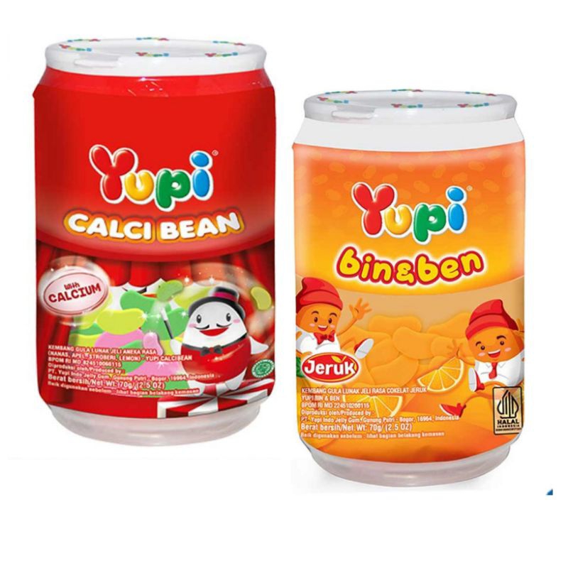 

Yupi Gummy Candies Calci Bean / bin & ben