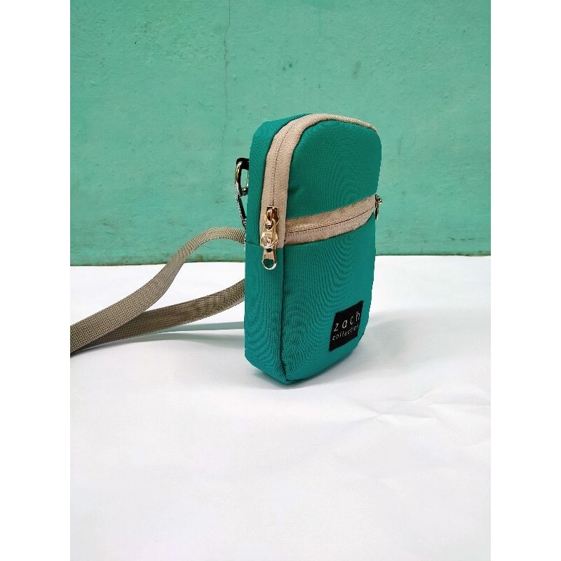 Tas slempang,zipper ykk