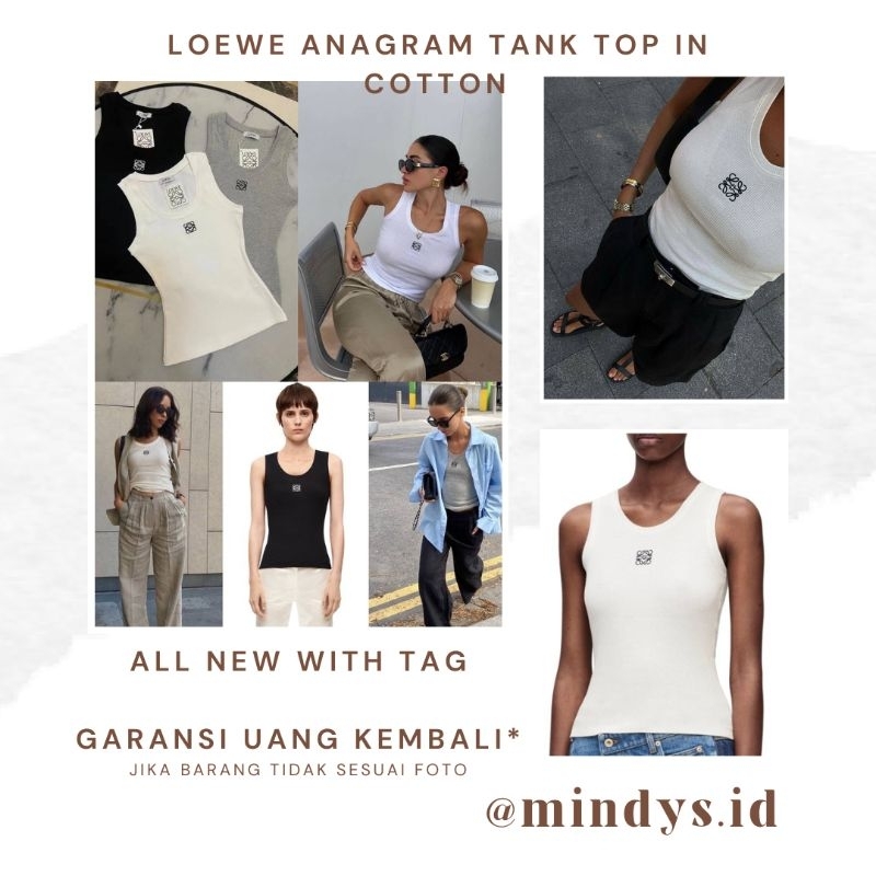 Mindys | Loewe Anagram Tank Top in Cotton