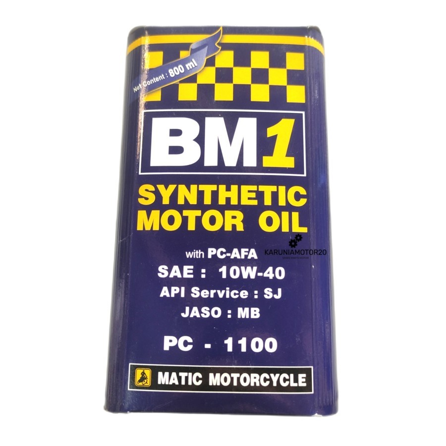 Oli BM1 Matic Synthetic PC-1100 10W-40 0,8 Liter 800 ML Original 100%