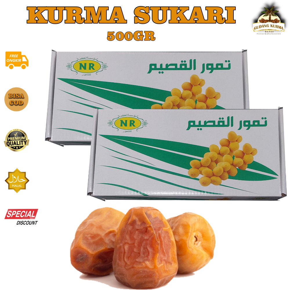 

Kurma sukari premium NR 500GR/SUKARI AL MADINAH [KEMASAN DUS]
