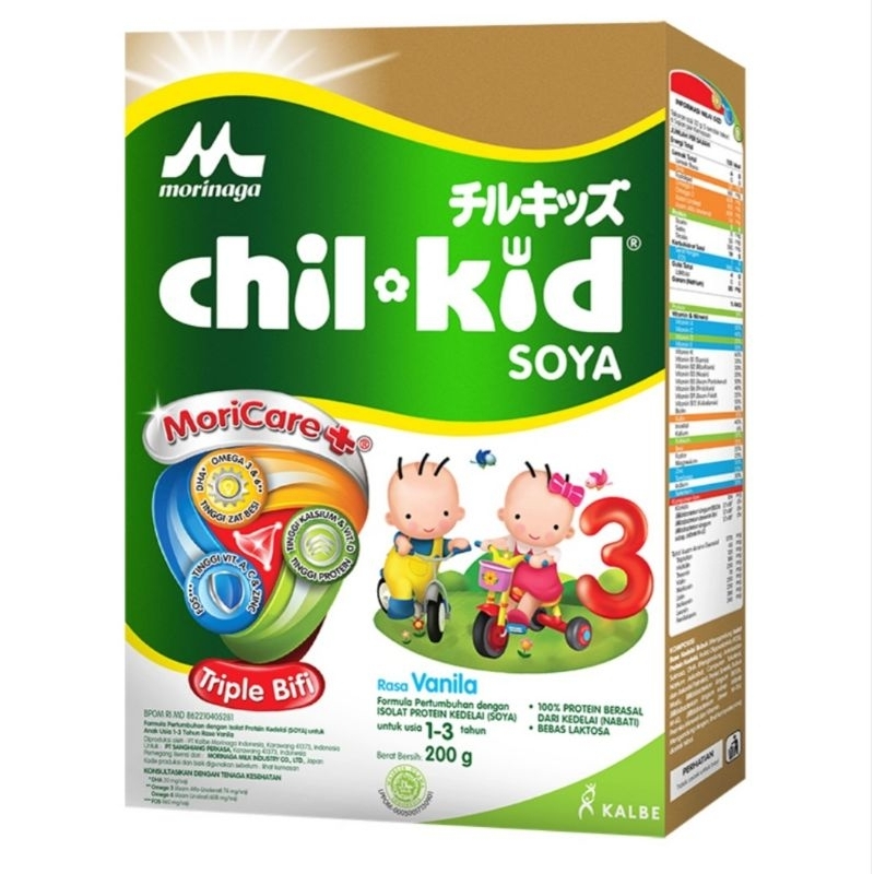 morinaga Chil-Kid 3 Soya Susu Pertumbuhan Anak 1-3 Tahun Vanila