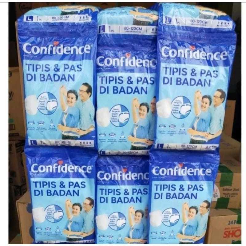 Confidence Popok Dewasa 10 pcs - Confidence Premium Pants M L XL - Confidence Popok Celana Dewasa Sa