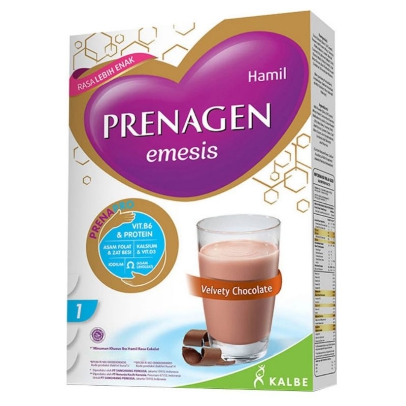 PRENAGEN Emesis Susu Hamil Velvety Chocolate
