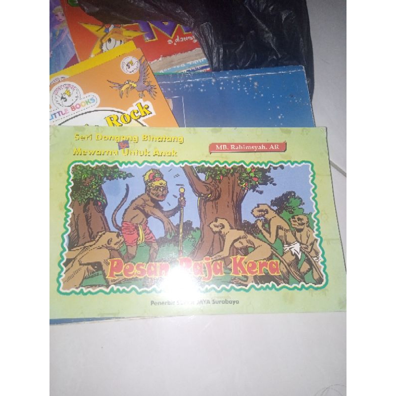 dongeng & mewarnai: Pesan Raja Kera