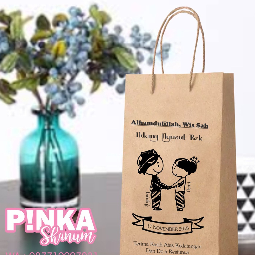 

paperbag custom 13x10x25