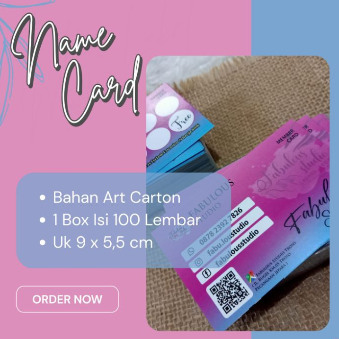 

Kartu Nama + Box