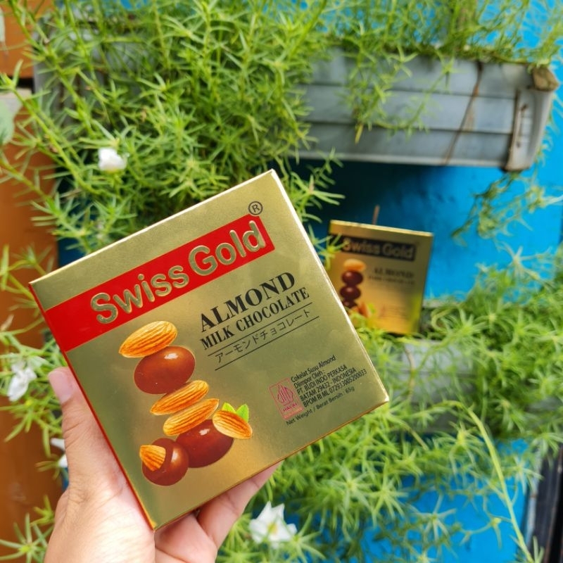 

SWISS GOLD ALMOND (HALAL) COKELAT ALMOND VERSI SULTAN