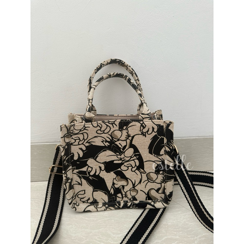 (NEW) H&M Small Tote Bag Canvas Original