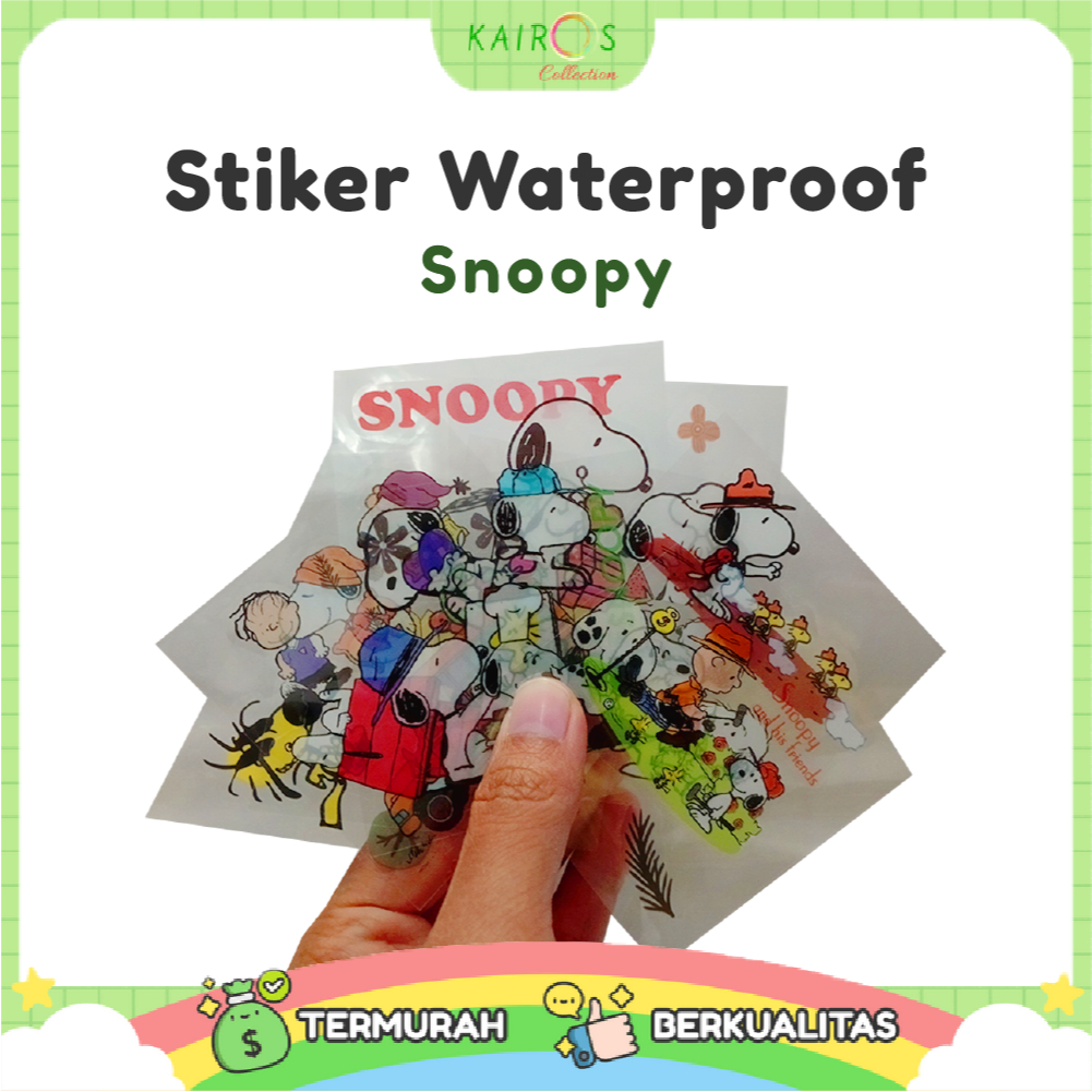 

STICKER NONO SNOOPY WATERPROOF / 1 LEMBAR STIKER