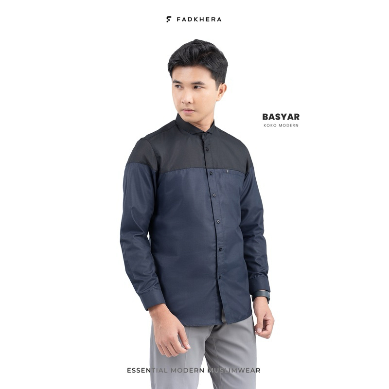 Fadkhera Koko Modern Basyar Baju Muslim Pria Kemko Elegan