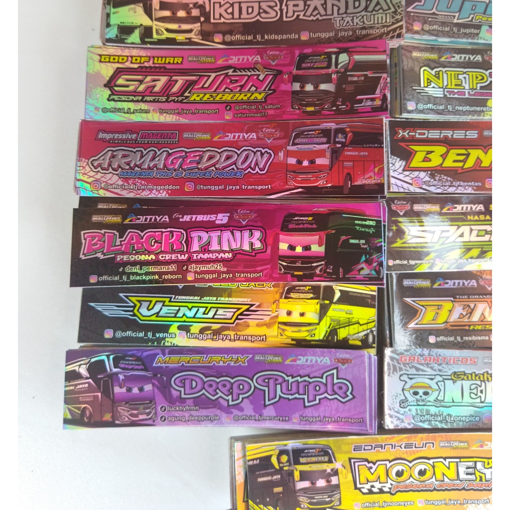 

PAKET STIKER TUNGGAL JAYA EDISI CARS ISI 13 BIJI ASLI PO
