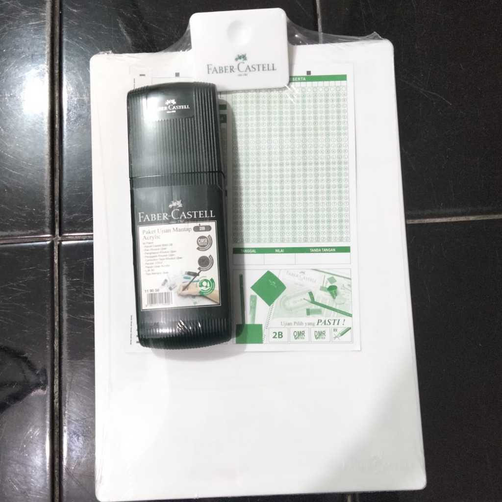 

Set Paket Ujian Alat Tulis Faber Castell Lengkap dgn Papan