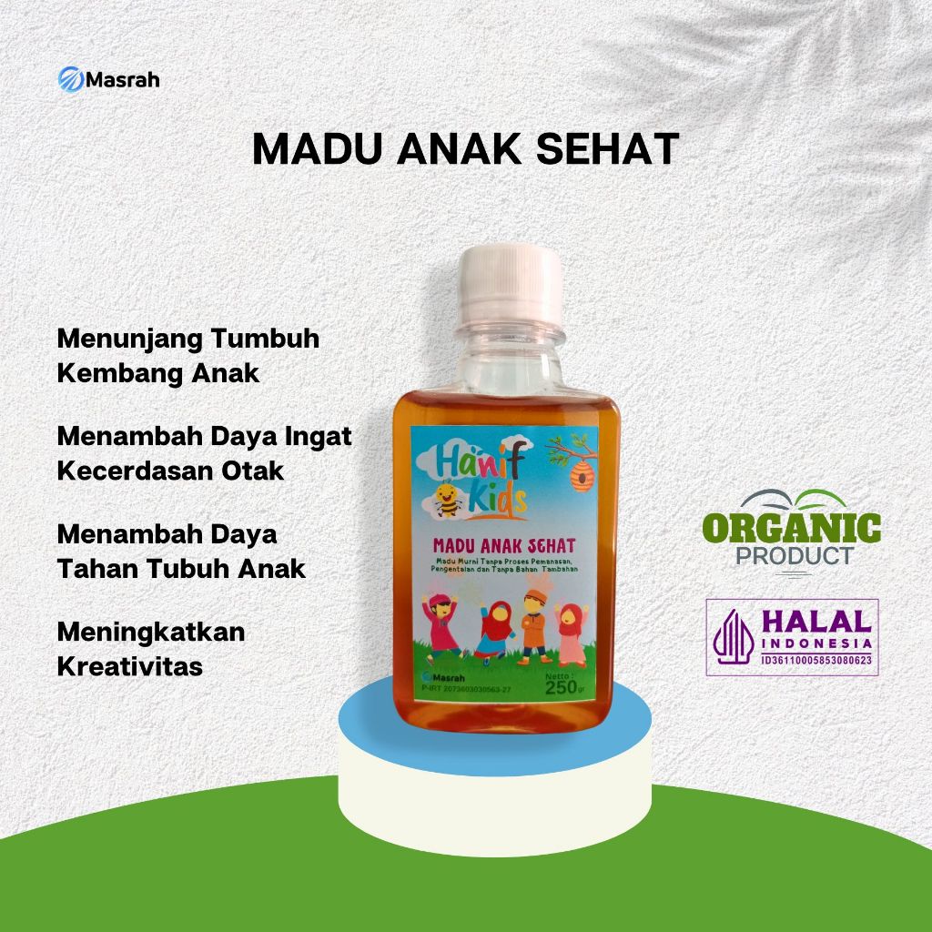 

Hanif Kids Madu Anak Organik