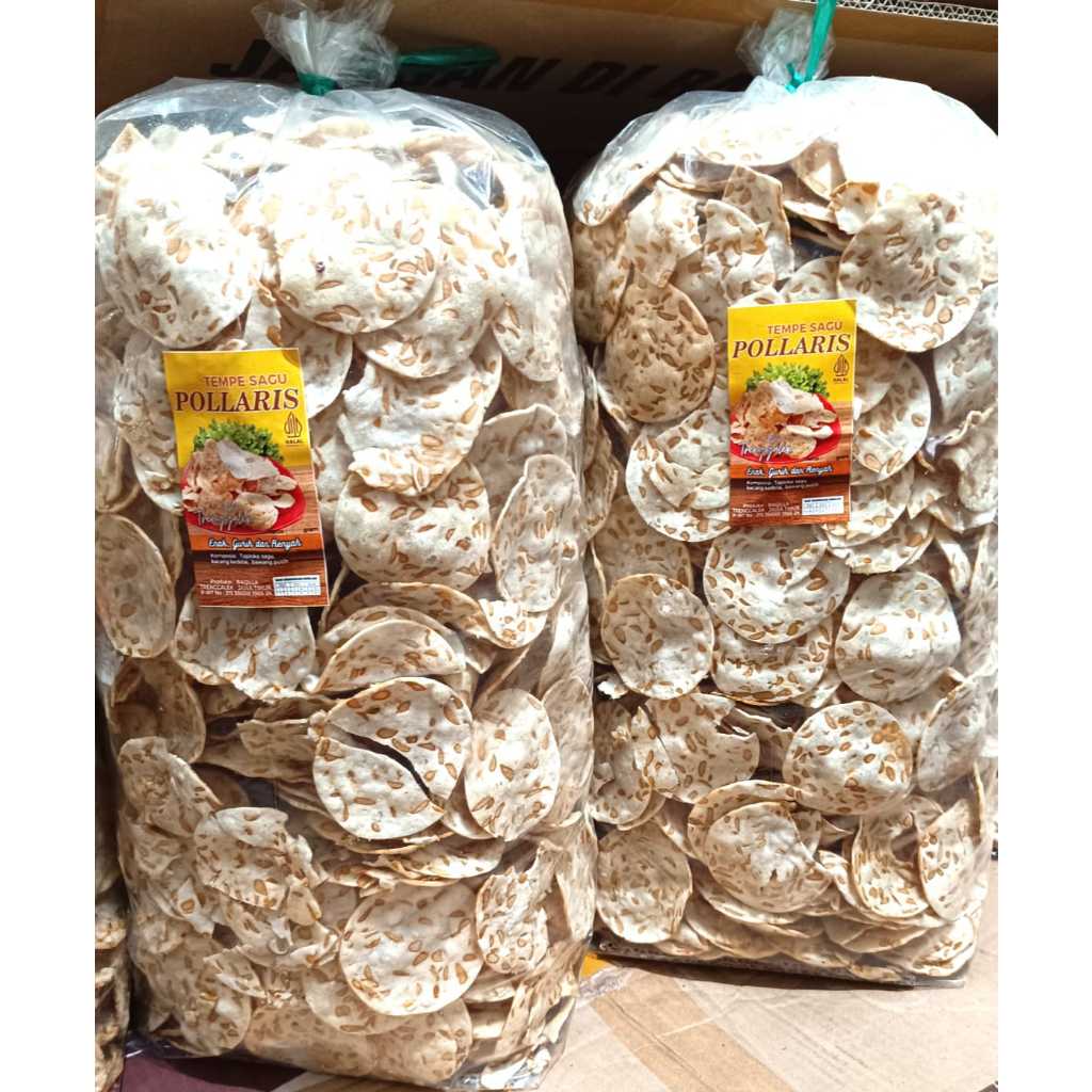 

KRIPIK TEMPE SAGU - Free Bublewrap + Kardus