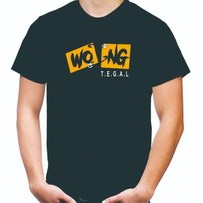 T Shirt kaos Wong tegal edisi Tegal Laka Laka
