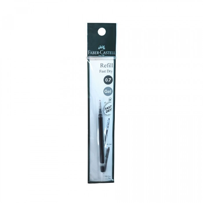 

REFILL BOLPOIN GEL / ISI BOLPOIN GEL / REFILL PULPEN GEL / ISI PULPEN GEL / REFILL PEN GEL / ISI PEN GEL FABER CASTELL FAST DRY 0.7 HITAM